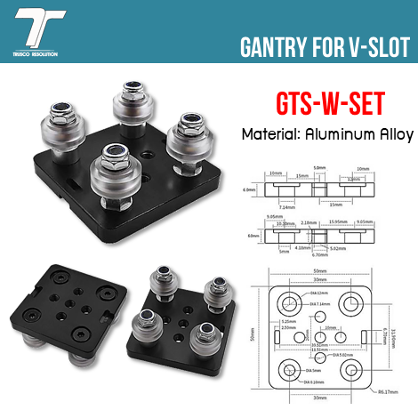 GANTRY PLATE , อลูมิเนียมโปรไฟล์ V-SLOT , V SLOT Aluminum Profile