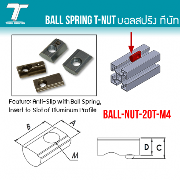 BALL-NUT-20T 0