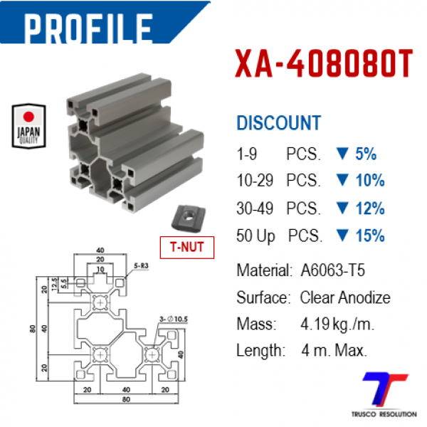 XA-408080T-4000