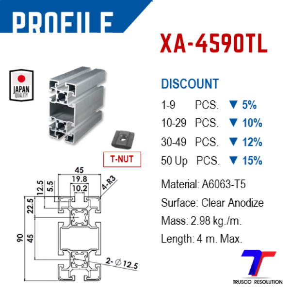 XA-4590TL-4000 