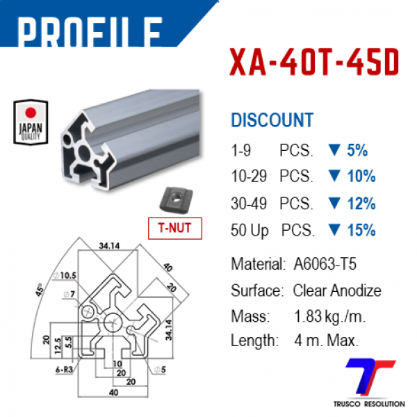 XA-40T-45D-4000