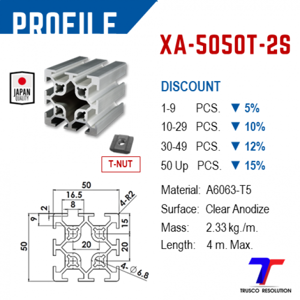 XA-5050T-2S-4000